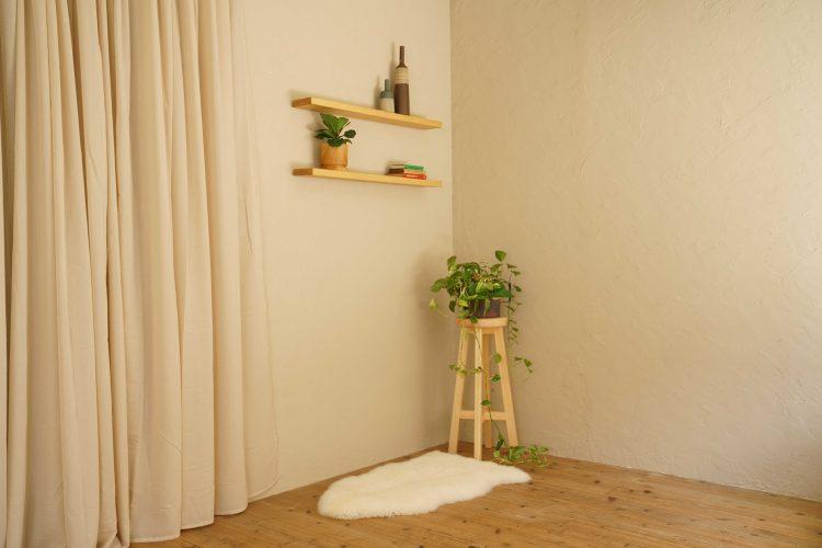 ニュアンスある漆喰壁