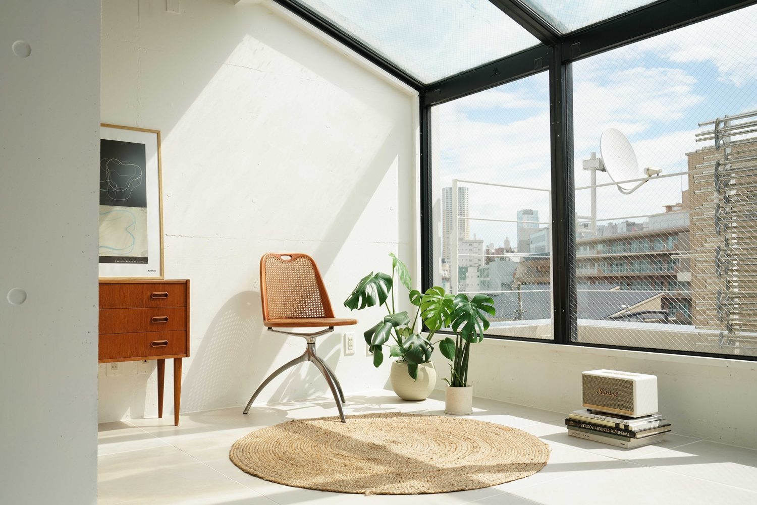 5F / 南側天窓からの光