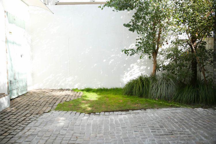 自然光の差込む外観