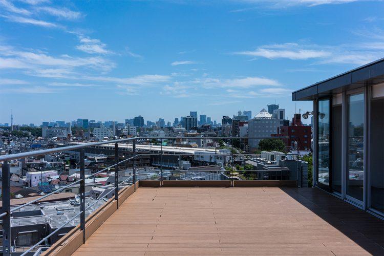 広々と開放感のある北側バルコニー