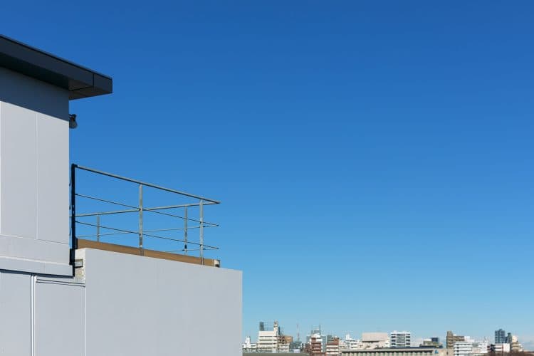 他フロアから空抜け撮影が可能