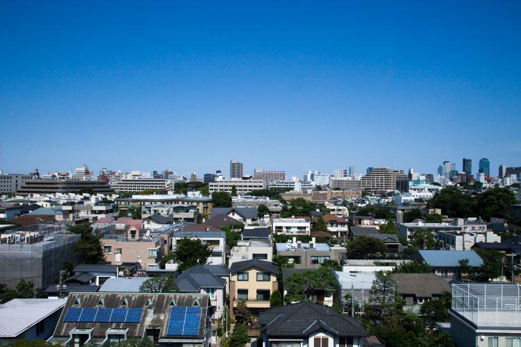 低層住宅のみを背景とすることが可能