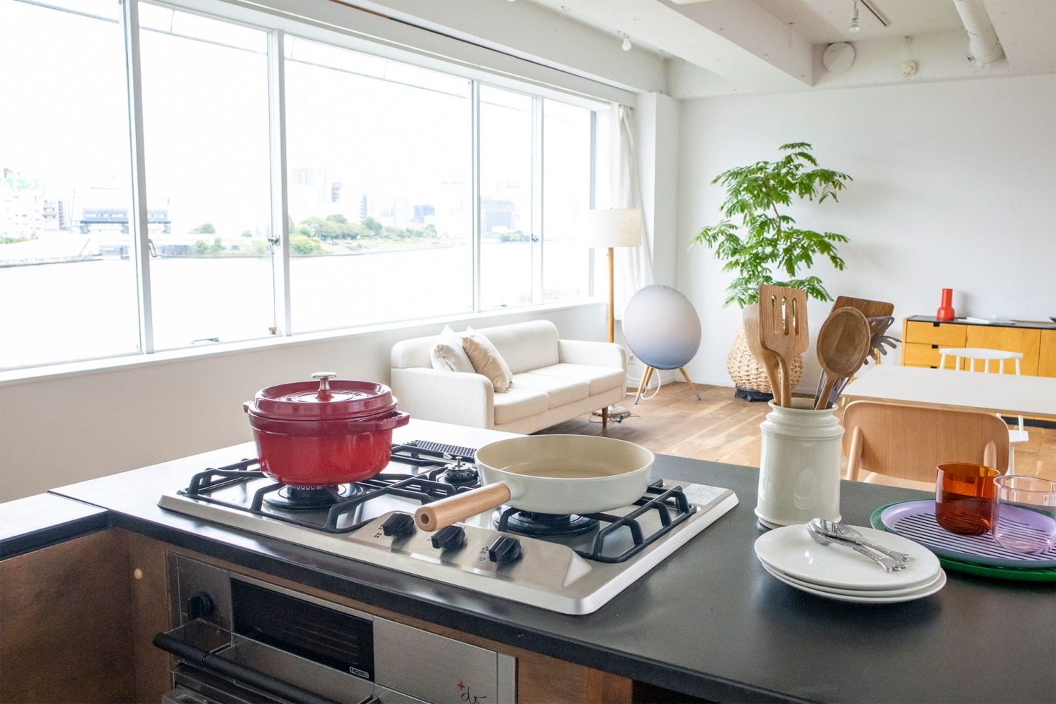 ガス水道使用可能 調理ができます