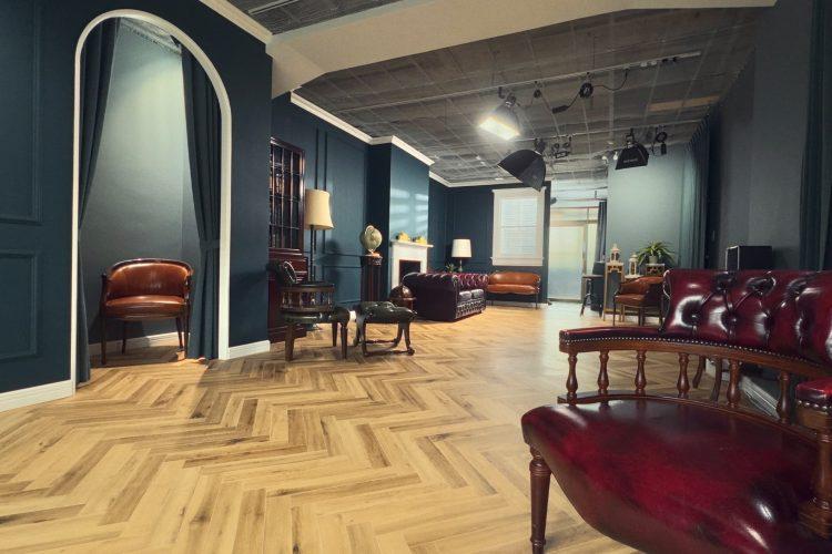 入口側に向かっての全体像