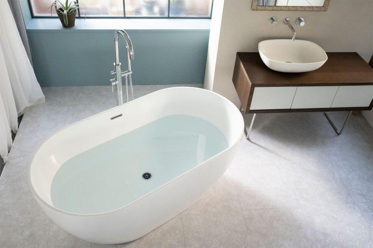 バスタブはお湯張り可能(有料)