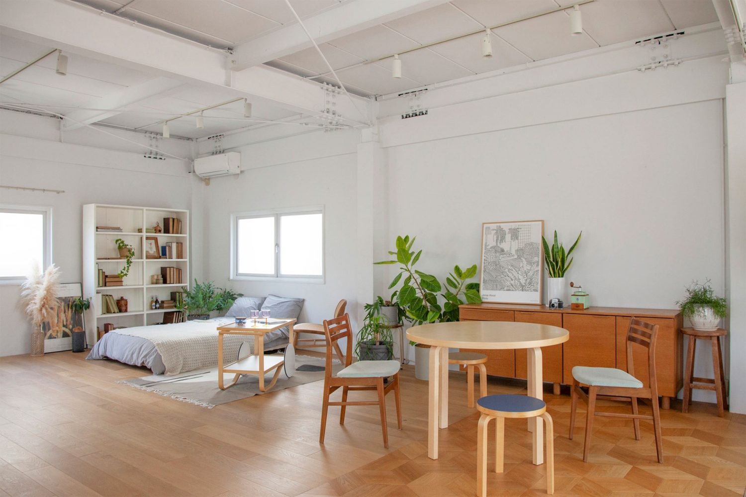 キッチンから北側の眺め