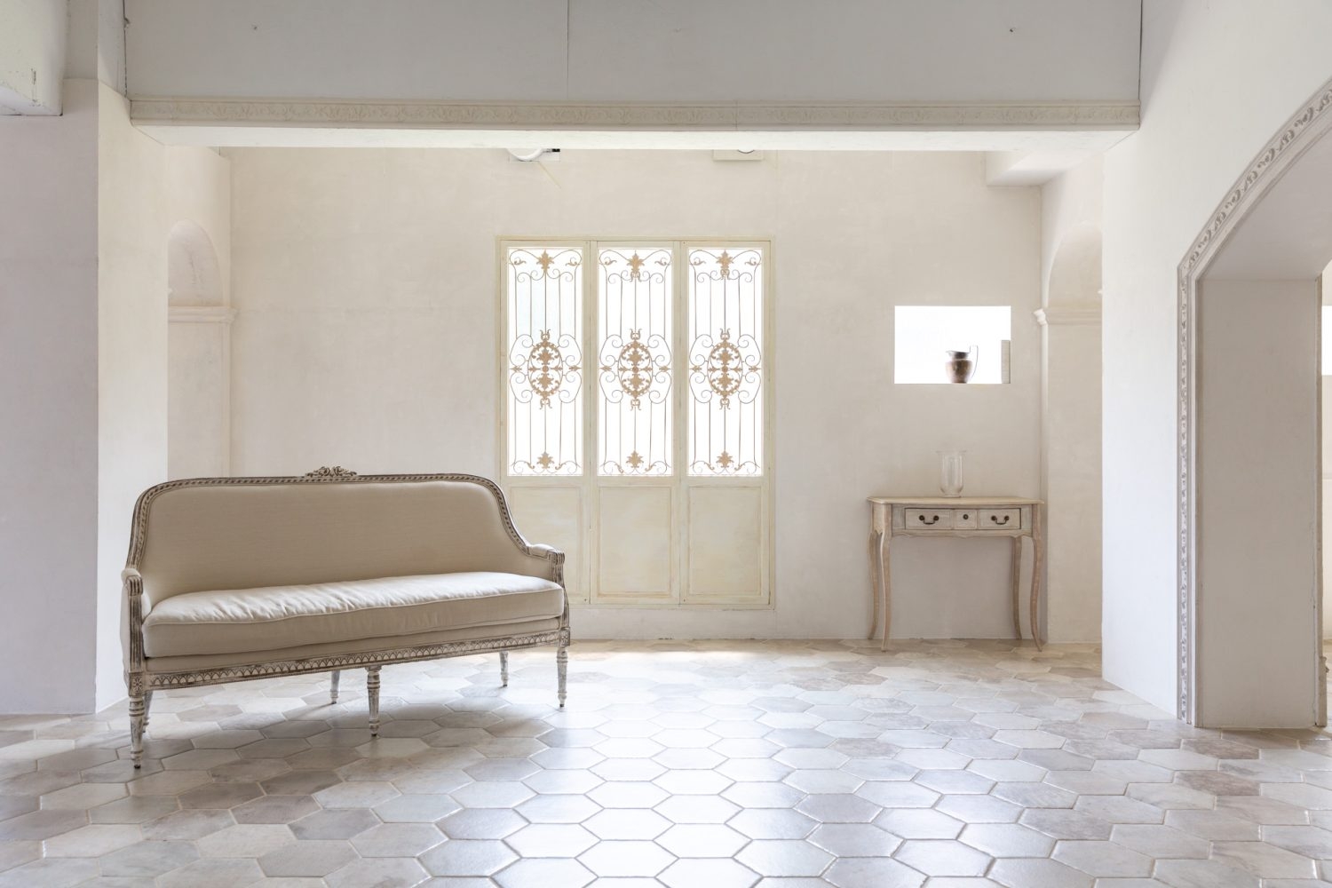 繊細なデザインの格子