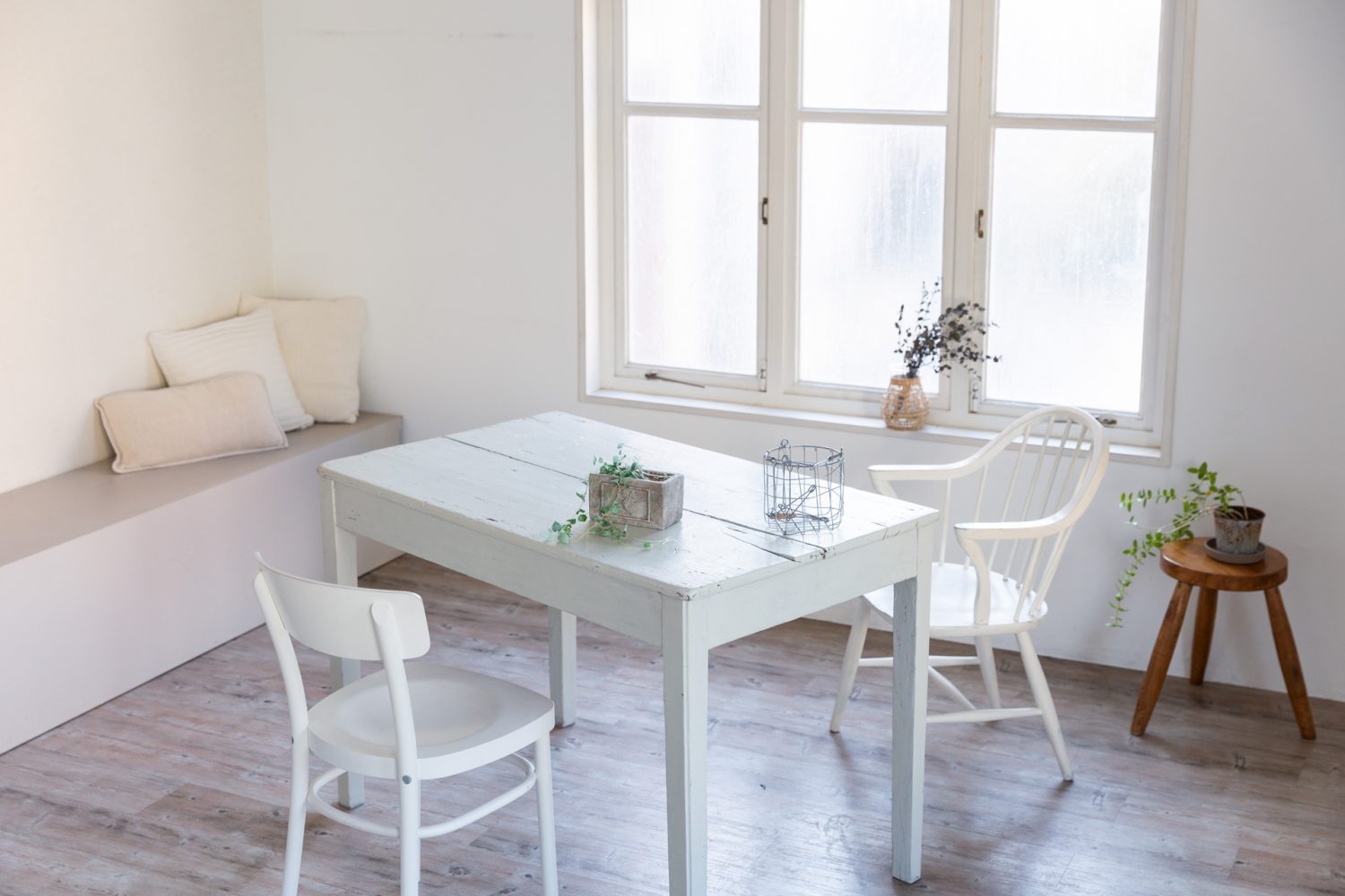 ベッドルームを生活シーンの撮影に