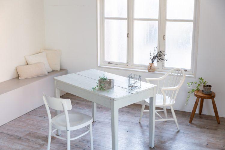 ベッドルームを生活シーンの撮影に