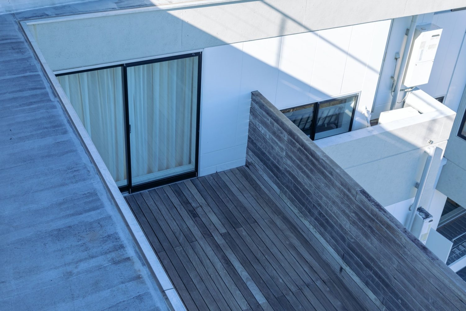 Cstウッドデッキバルコニーより俯瞰撮影も