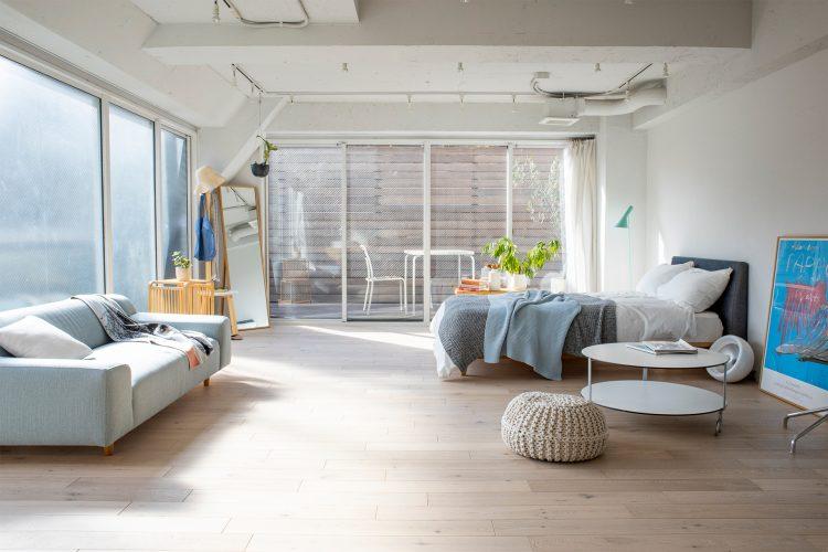 タイルカーペットは取り外してフローリングに