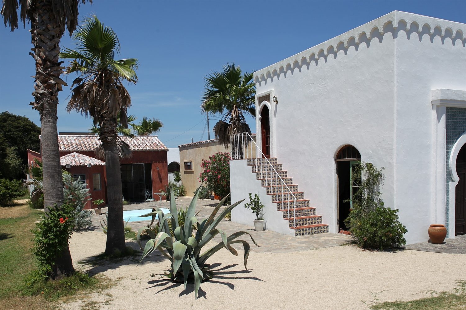 リゾート感あふれるガーデン