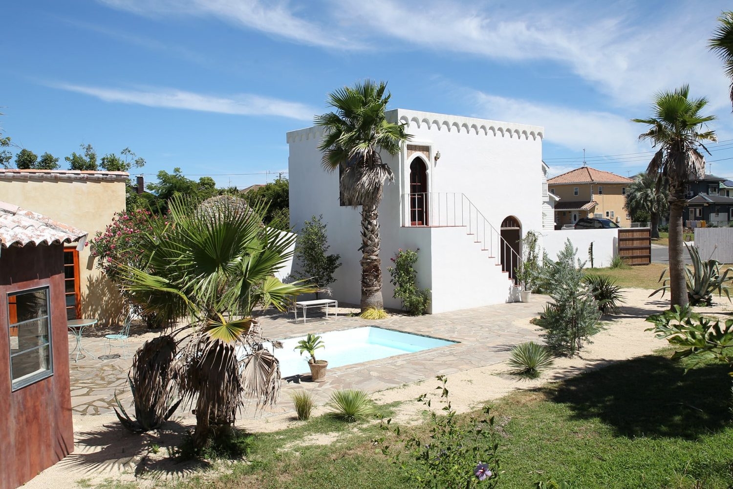 山側傾斜からの眺め(東側から)