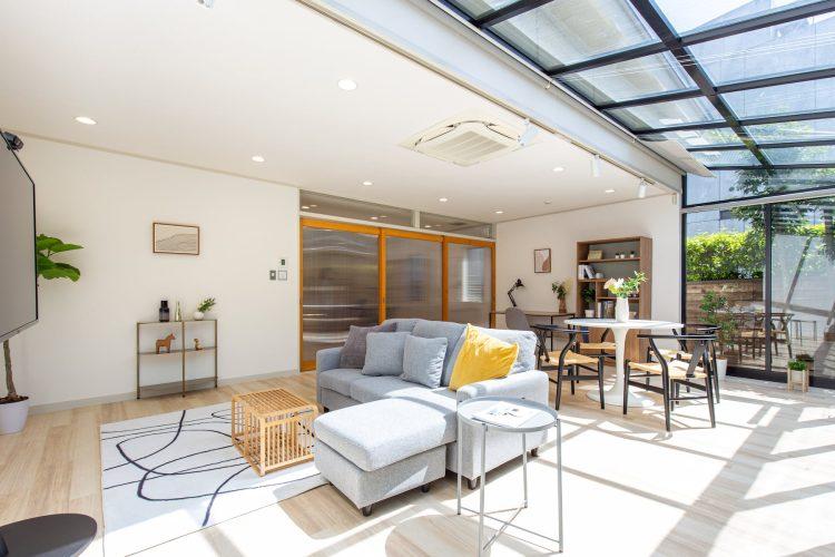 1Fリビングは自然光が豊富