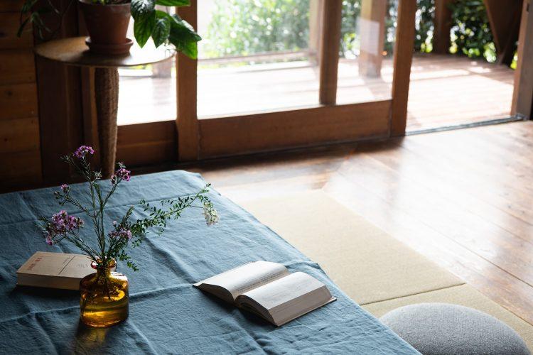 フローリングと畳のミックス