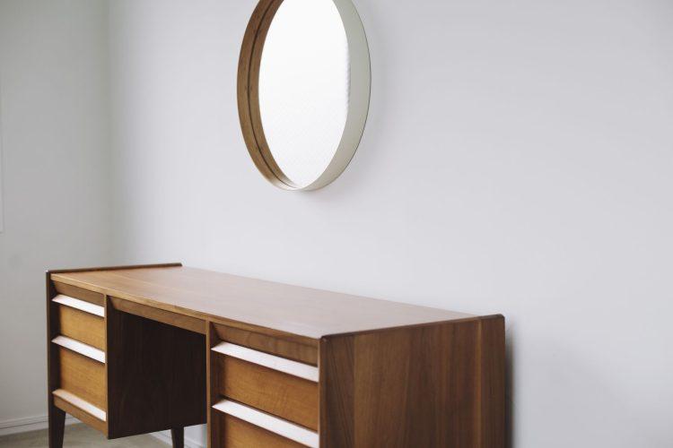 3F メイクデスクとミラーは撮影にも対応可能