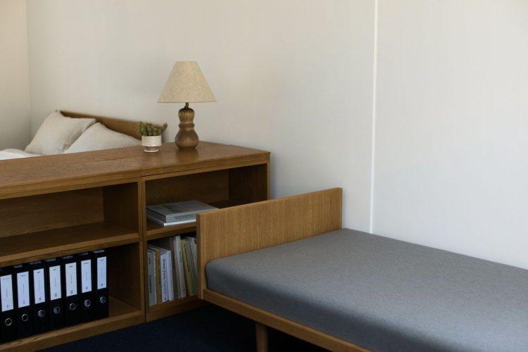 デイベッドも配置できる広々とした空間