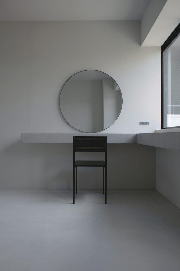 メイクスペースもこだわりの空間