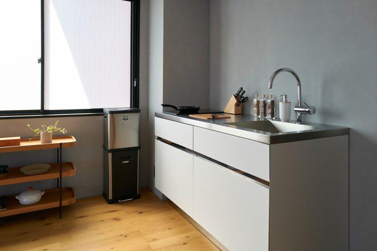 モルタル壁でのキッチン撮影も◎