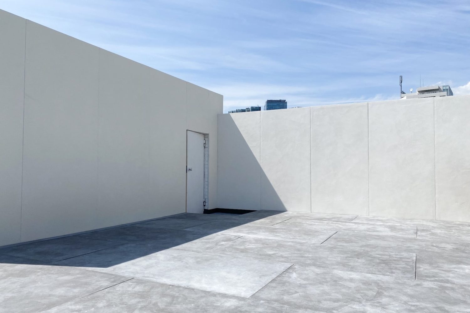 空抜けも可能な屋上スペース