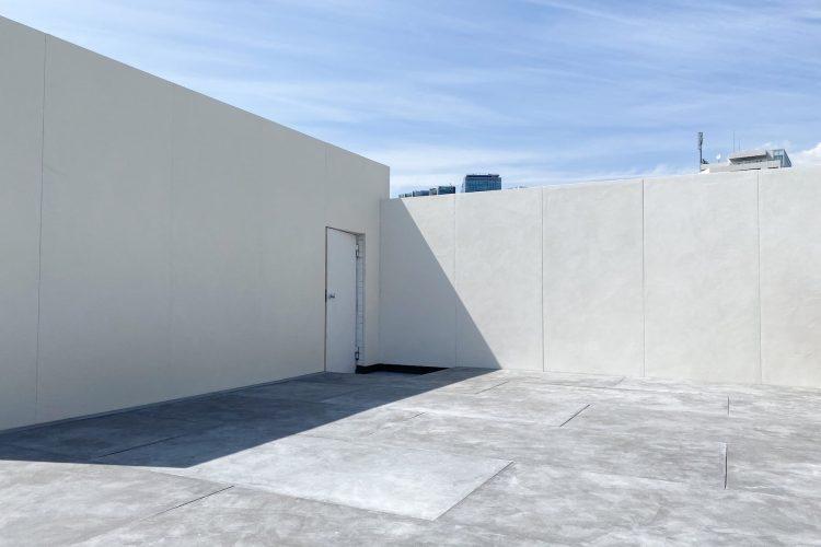 空抜けも可能な屋上スペース