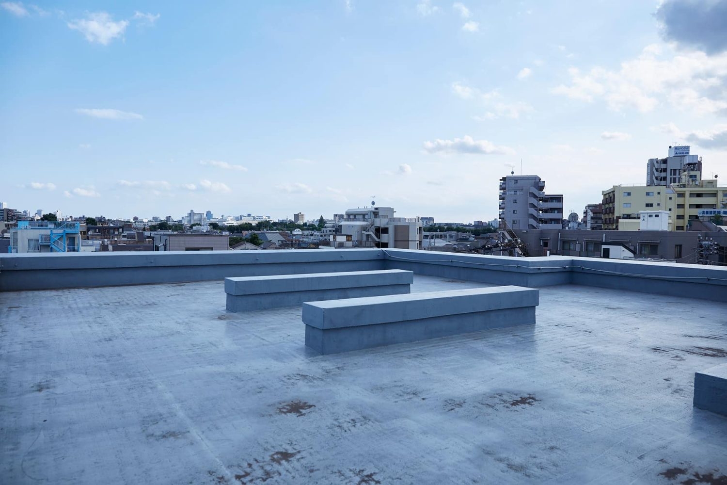 見晴らしのよい屋上