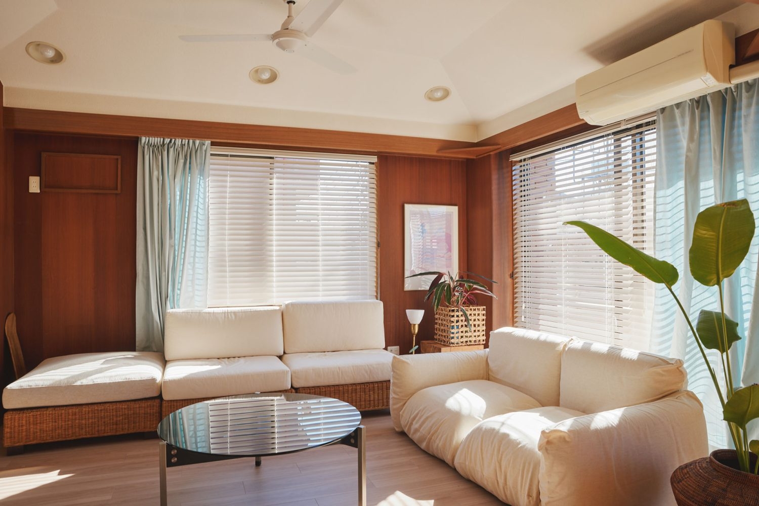 心地よい風と採光