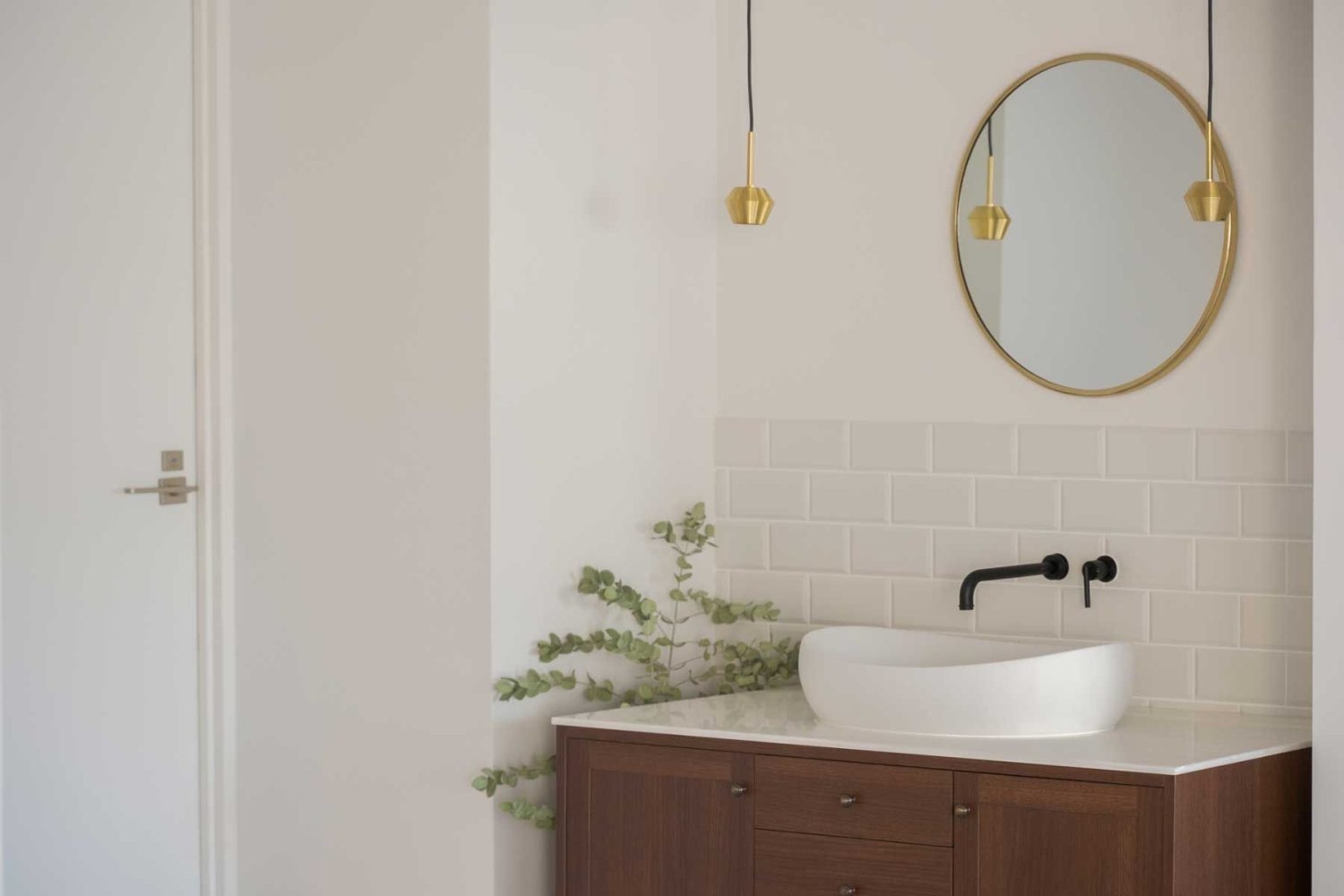 清潔感のある洗面台