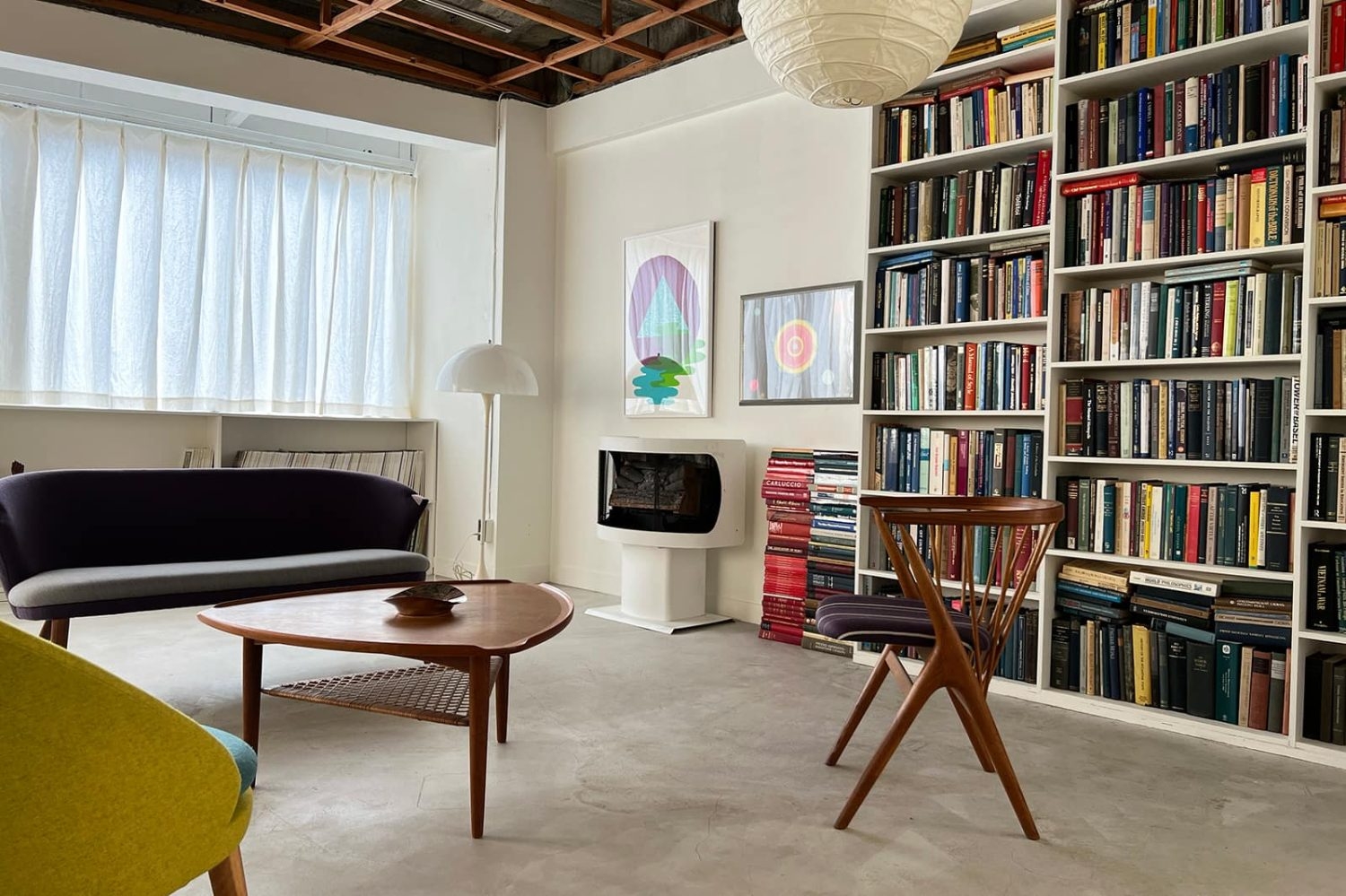 カーテンを閉めた状態