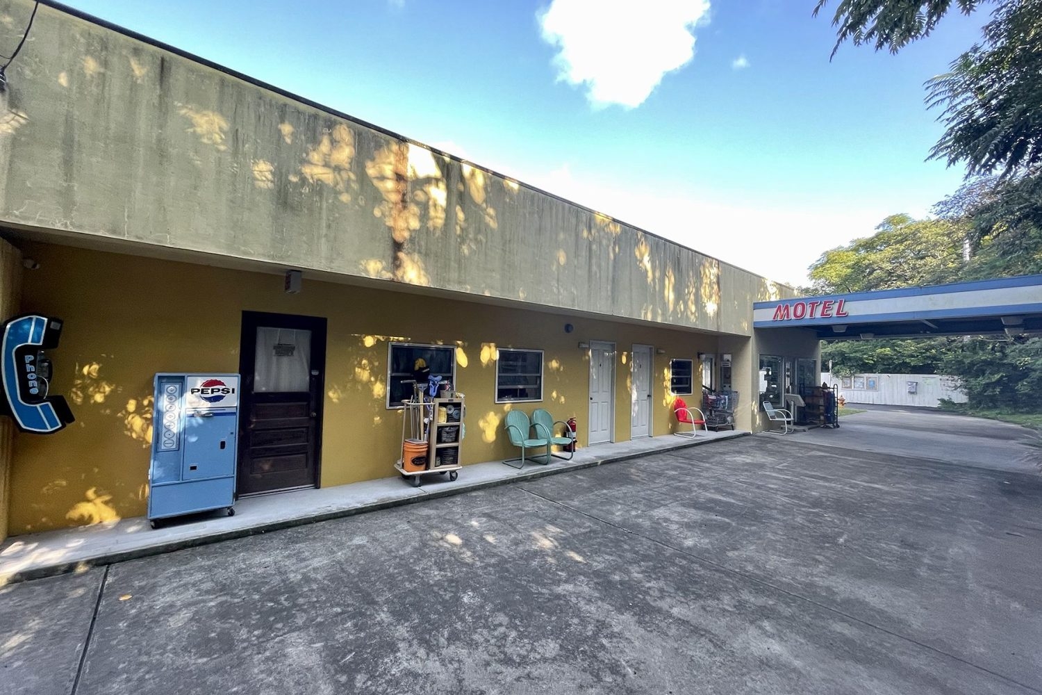 Motel Room Entrance