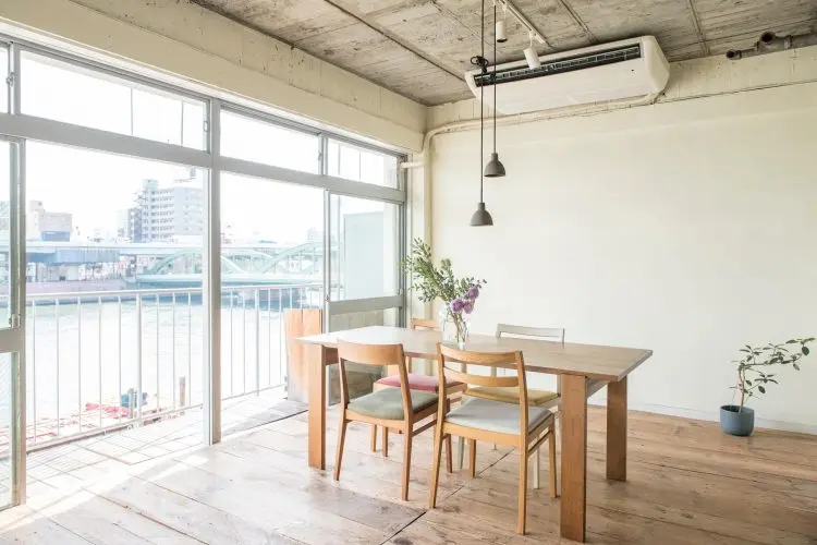 開放感のあるリバービュー