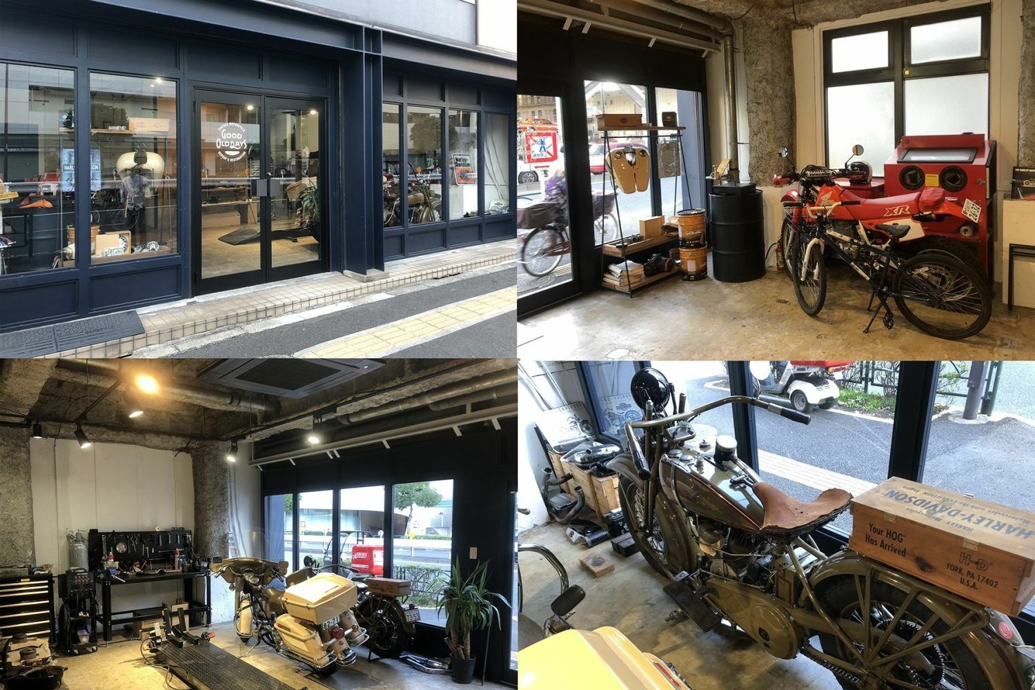 近隣ビンテージバイク屋