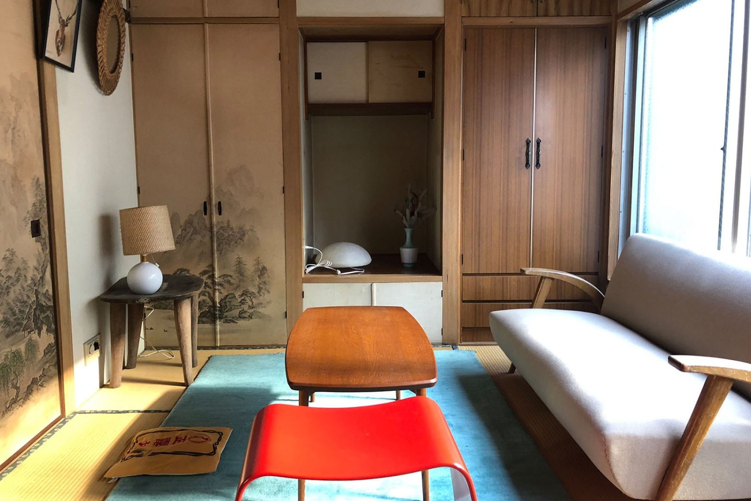 2F 和室と北欧系のインテリア