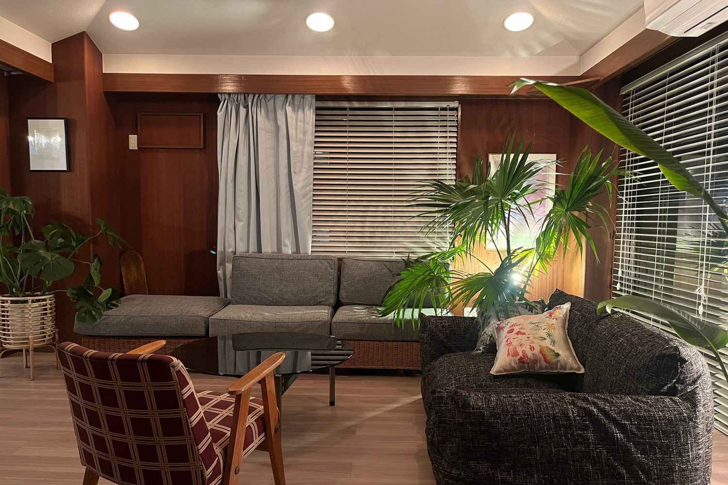 夜 ソファカバー変更可能