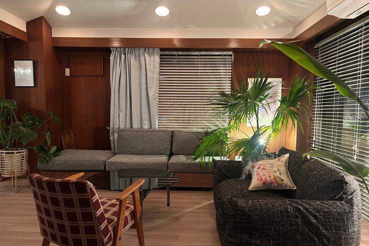 夜 ソファカバー変更可能