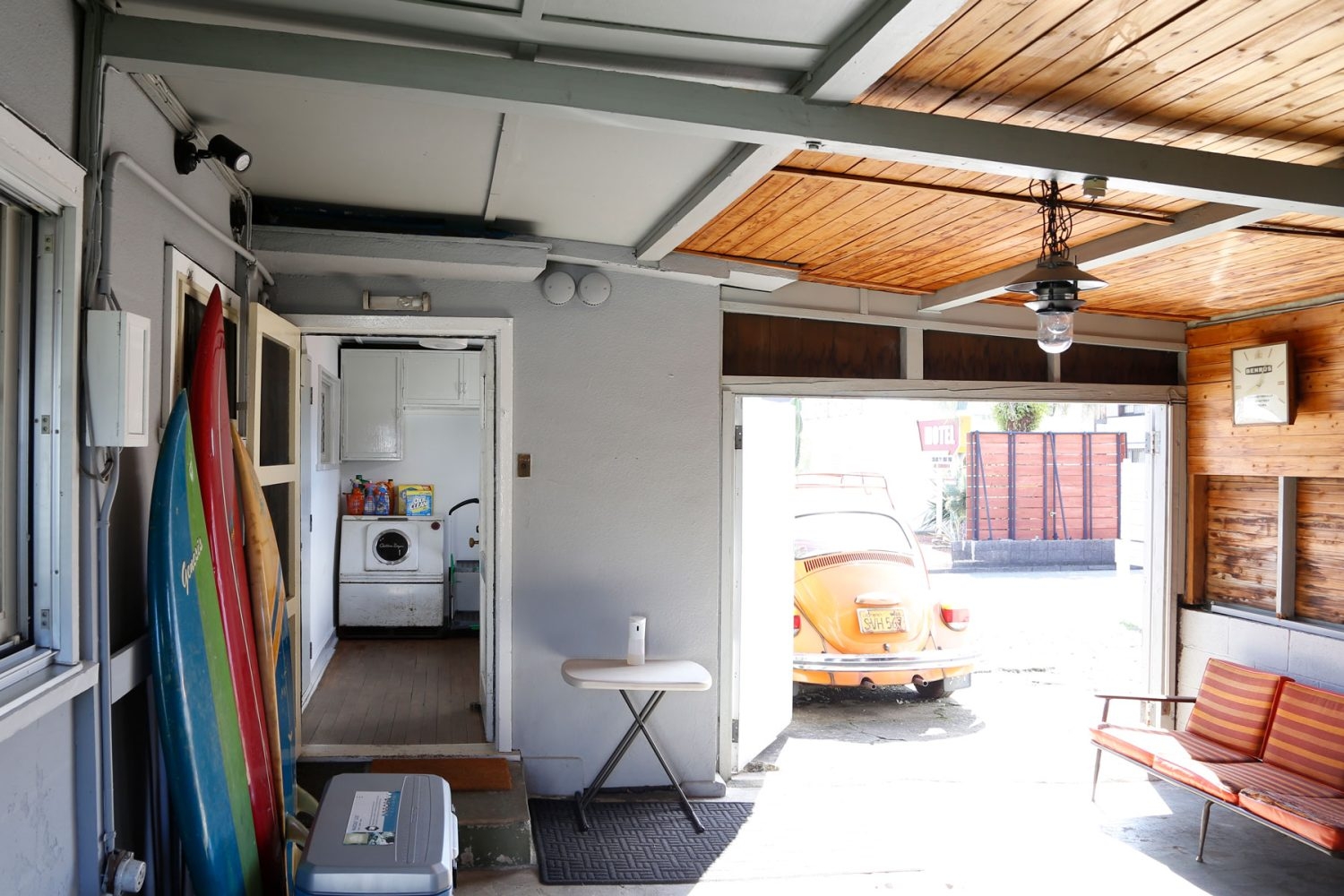 ガレージ / ランドリールーム 出入口 ビートル抜け