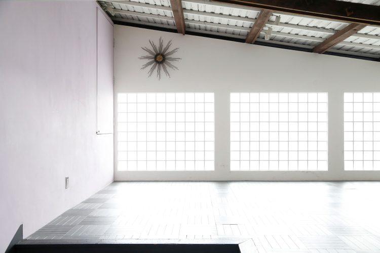 ガラスブロック サンバーストクロック