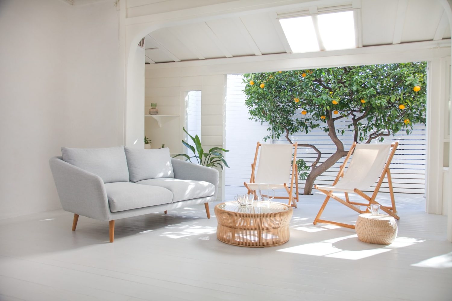 自然光の綺麗な南向きリビング / 天窓あり