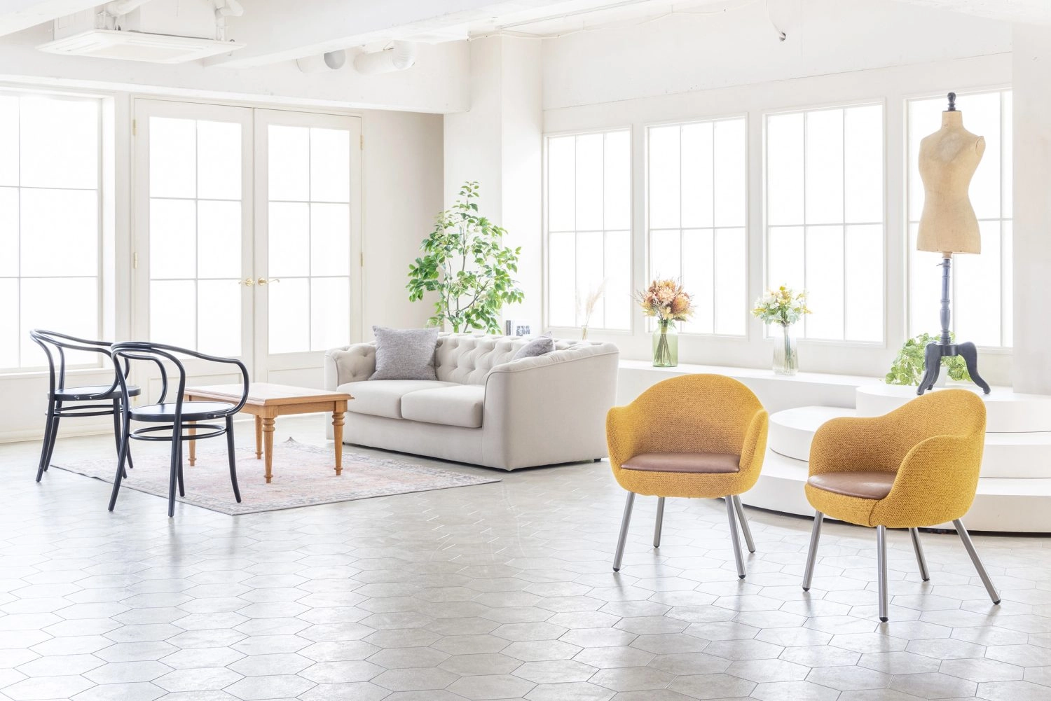 おしゃれなリビングシーン