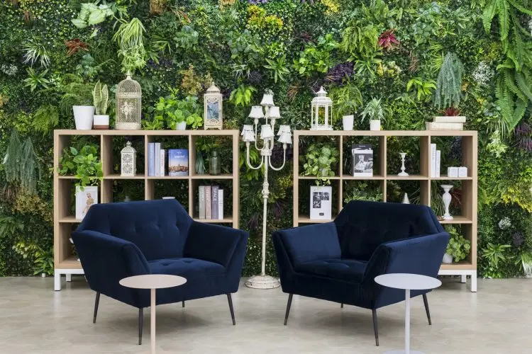 グリーン壁前の演出