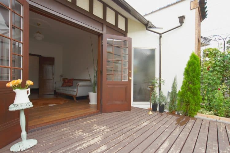 wood deck