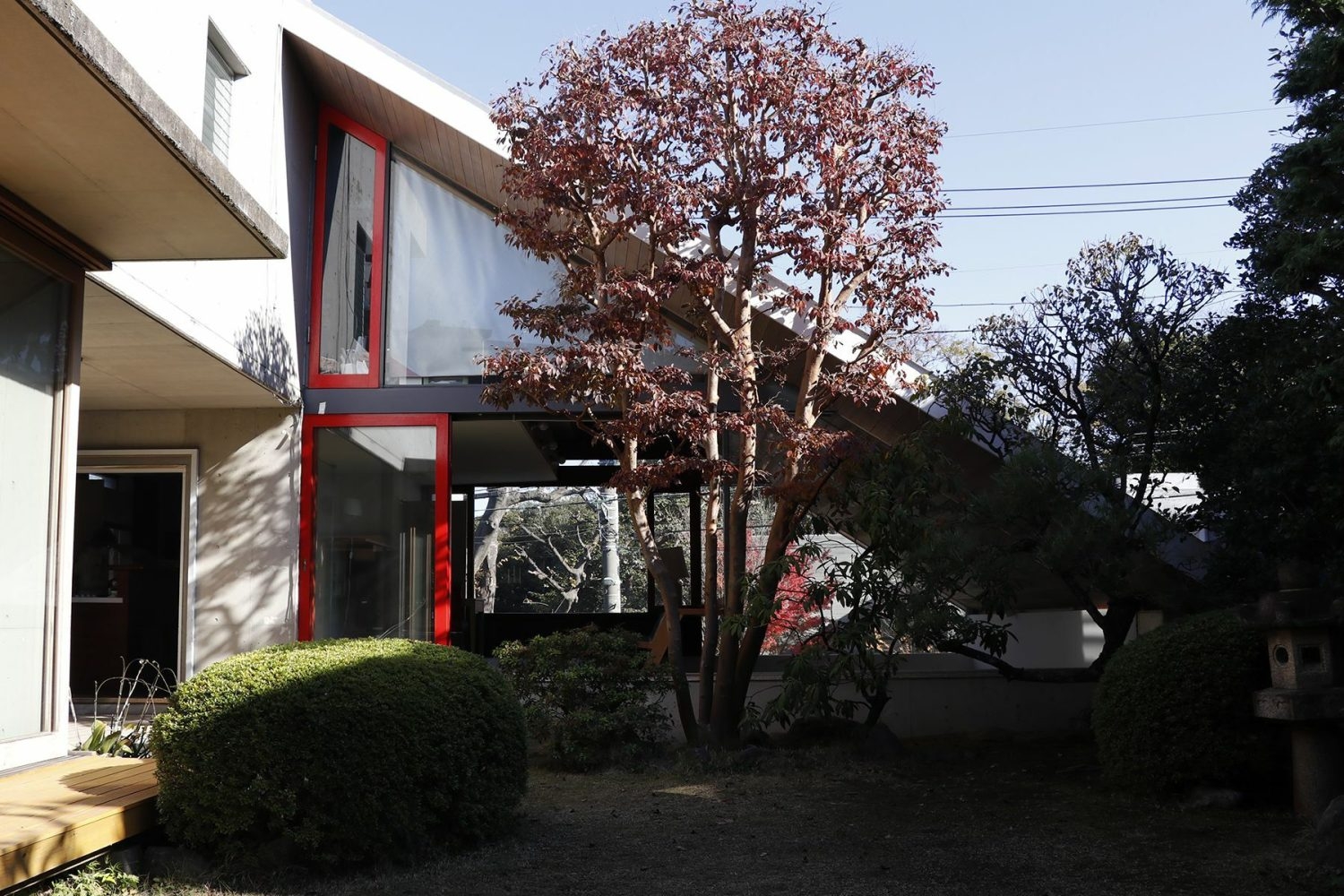 庭からリビング