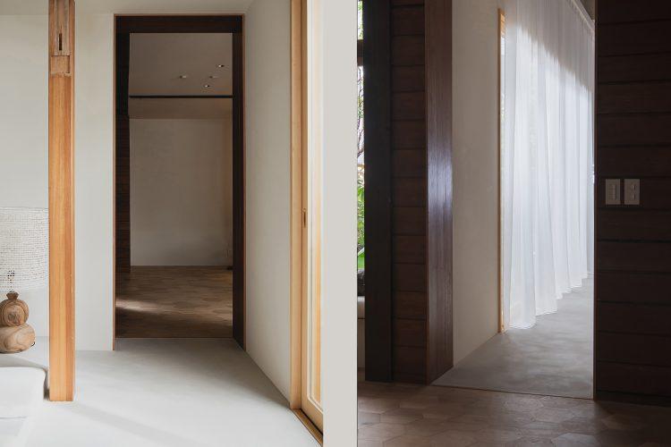 キッチンStとメインStを繋ぐアーチ