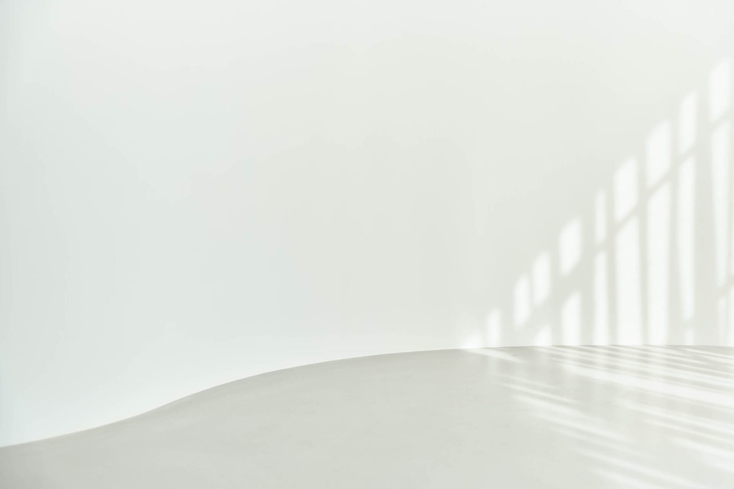 白の中に描くカーブ