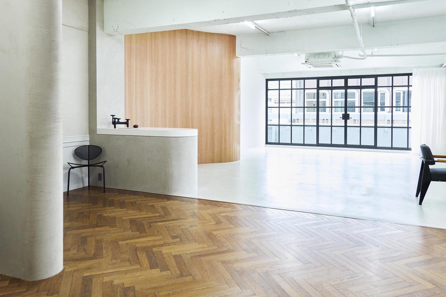 仕切りのない気持ちよい空間