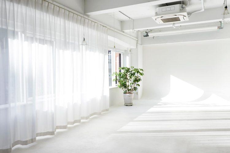 カーテンを閉めた状態