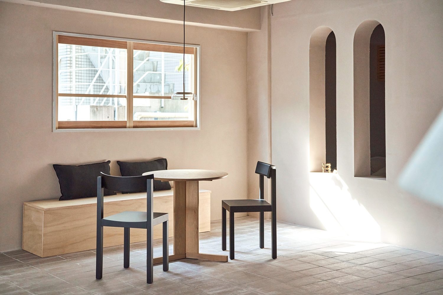 リビングスペース側からダイニング