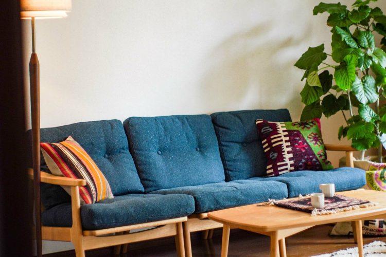 1F リビング 3人掛けソファ