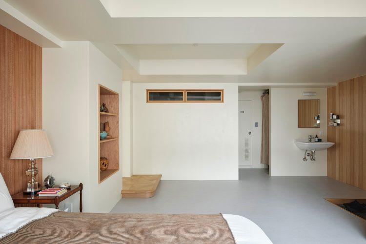 白を基調とした明るい空間