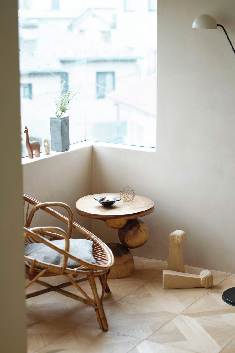 L字窓を使ったスタイリング撮影に